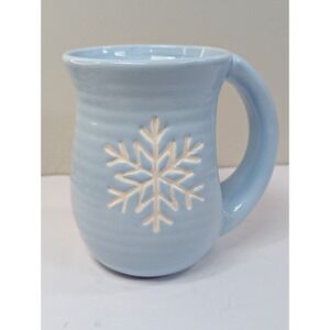 Merry Makers Christmas New Snowflake Mug - Blue & White